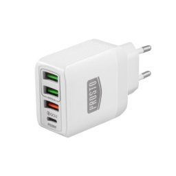 Prosto univerzalni brzi USB punjač 3A + 2 x USB, USB-C PD ( USBP388 )