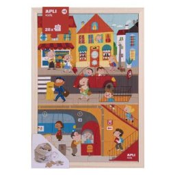 Apli drvene puzzle - Grad ( 17198 )