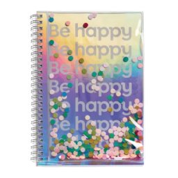 Apli rokovik A5 sa spiralom - be happy ( MR1387 )