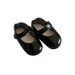 Poala Reina crne lakovane sandale za lutke od 32 cm ( 63227 )