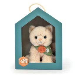 Doudou Bež maca u kućici 16 cm ( HO3315 )