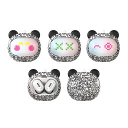 Slusalice Bluetooth Airpods Face Change crno-bele