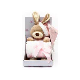 BBO SET IGRACKA + CEBENCE SLEEPY BEAR (20TB0167) - PINK