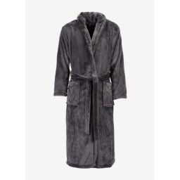 Bade mantil mikro L/XL asfalt siva