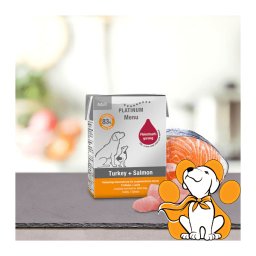 Platinum Menu Turkey & Salmon 185g, Ukusna Vlažna Hrana za Svaki Obrok