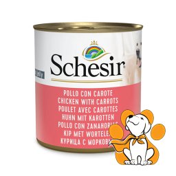 Schesir Dog Chicken With Carrots 285g, Piletina Sa Prelivom Od Šargarepe U Želeu