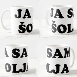 Keramicka JA SAM šolja