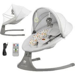 Kinderkraft stolica za ljuljanje lumi 2 light grey ( KBLUMI02LGR0000 )