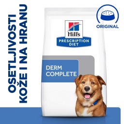 Hill’s Prescription Diet Derm Complete Skin Care & Food Sensitivities Hrana za Pse 1,5 kg
