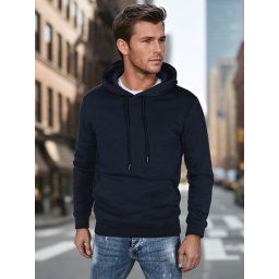 Bluza męska basic z kapturem granatowa Dstreet