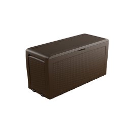 BAŠTENSKA KUTIJA ZA ODLAGANJE SAMOA RATAN BOX 270L, BRAON