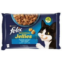 Purina Felix Sensation Multipack Za Mačke Losos 4 x 85 g - 340 g