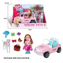 Auto sa lutkom i dodacima