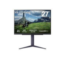 LG UltraGear 27GS85Q-B 27"/IPS/2560x1440/200Hz/1ms GtG/HDMIx2,DP,USB/Gsync,freesync/Pivot Monitor ( 27GS85Q-B.AEU )