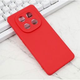 Futrola Silikon Pro Camera za Xiaomi Redmi Note 14 Pro Plus crvena