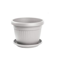 Gardino-mediteran saksija sa podmetačem 45cm bela ( 34488 )
