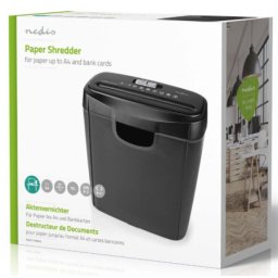 Nedis PASH112BKA4 rezac papira, 6x A4 stranica, 10L, 190W