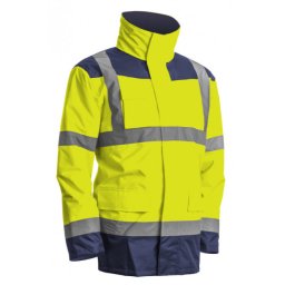 Coverguard 4u1 signalizirajuća zaštitna hi-viz parka kanata žuto-plava veličina l ( 7kanyl )