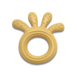 Lorelli silikonska glodalica za bebe octopus - natural yellow ( 10210860001 )