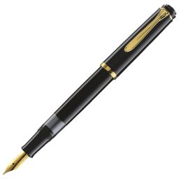 Nalivpero Classic M200 (M)+kožna bela futrola+poklon kutija G30 Pelikan crno