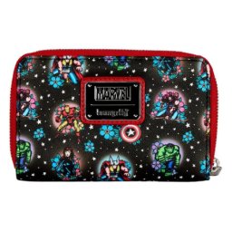Loungefly Marvel Avengers Tattoo Zip Around Wallet ( 057414 )