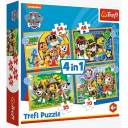 Tref line puzzle 4 u 1 holiday paw patrol ( T34395 )