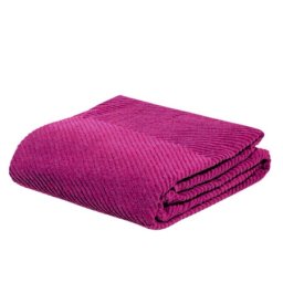 Dekordom Frotir prekrivač zig zag grande 145x200 - burgundi ( 025223 )