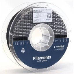 GEMBIRD 3DP-PLA1.75HY-01-BK PLA filament velike brzine za 3D stampac 1.75mm, kotur 1KG BLACK