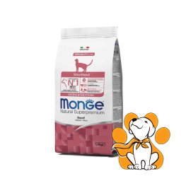 Monge Natural Superpremium Sterilised Cat Beef 1.5kg, Hrana Za Sterilisane Mačke