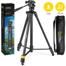 NGPH004 3-Way Head Tripod w/monopod