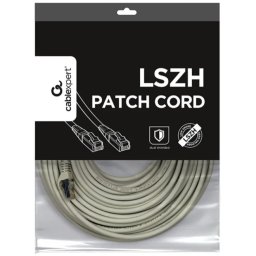 PP6A-LSZHCU-30M Gembird Mrezni kabl, SFTP CAT.6A BAKARNI LSZH Patch cord 30m Grey