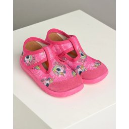 Patofnice sa kožnim anatomskim uloškom 226/ZAA42 pink sa jednorogom