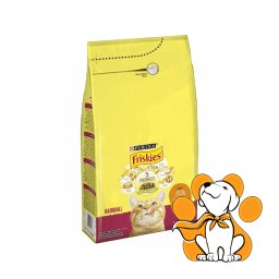 Purina Friskies Briketi Za Mačke Hairball Piletina i Povrće 1.5kg, Bolje Varenje