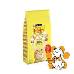 Purina Friskies Briketi Za Mačke Adult 10kg, Govedina i Piletina Sa Povrćem