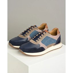 Kožne muške patike/cipele 3135-2 teget