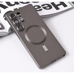 Futrola Magsafe Chrome za Samsung Galaxy S25 Ultra siva