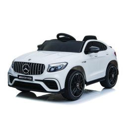 Mercedes GLC 63 - Beli Dečiji automobil na akumulator