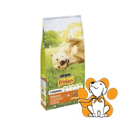 Purina Friskies Balance 15kg, Hrana sa Piletinom i Povrćem za Odrasle Pse