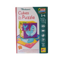Montesori slagalica drvene kocke i puzle