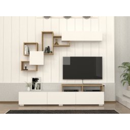 Elit tv regal belo-hrast ( 0000425 )
