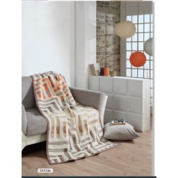 Dekordom Ćebe eco blanket 200x230 - 21132c - beige orange ( 021528 )