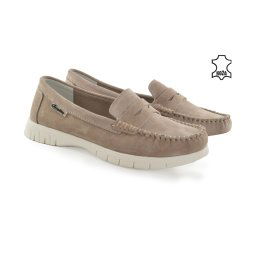 Kožne ženske espadrile 4146BE bež
