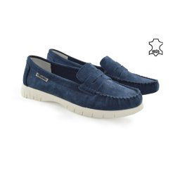 Kožne ženske espadrile 4146TT teget