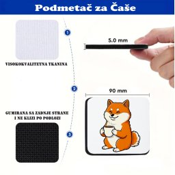 Podmetač za čaše Hatiko