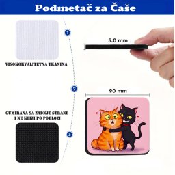Podmetač za čaše Ti si moj