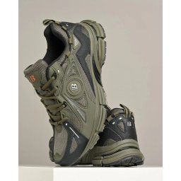 Kožne muške patike 37806B (41-46) maslinaste