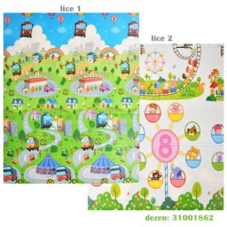 Jungle dvostrani tepih za igru 150x180x0,8cm