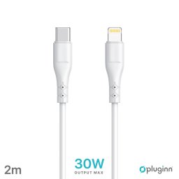 Data Kabl Pluginn PI-PDL 30W Type C na Lightning beli 2m