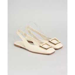 Kožne ženske sandalete 97612 svetlo bež