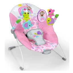 Kids II Bright Starts Ležaljka za bebe Pink Paradise sa vibracijom 16732